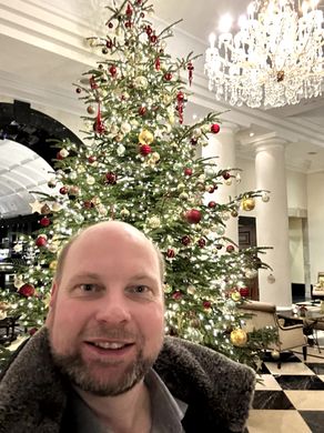 Weihnachtsstimmung vor dem Schloss