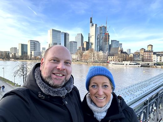 Römerberg, Altstadt und Weihnachtsmarkt am Nachmittag