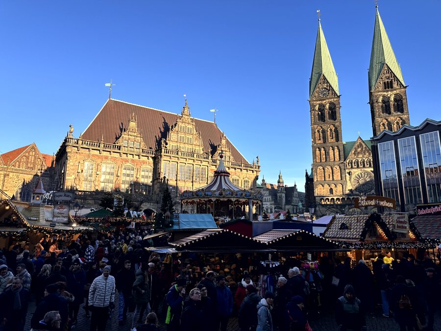 Samstag in Bremen – Anreise, Parkhotel und Weihnachtsmarkt