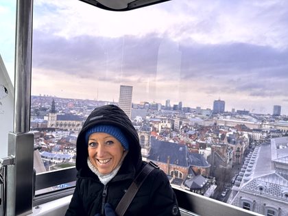 Aussicht und Riesenrad
