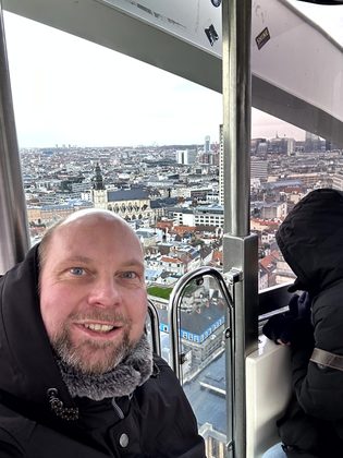 Aussicht und Riesenrad