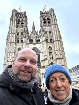 Mont des Arts, Park und Kathedrale