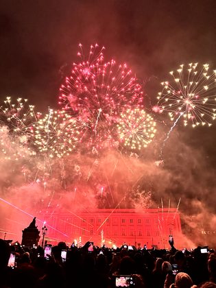 Feuerwerk zum Jahreswechsel 2023/2024