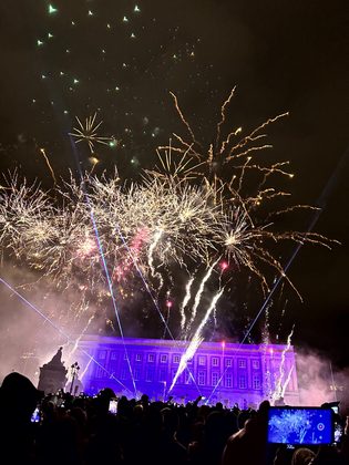 Feuerwerk zum Jahreswechsel 2023/2024