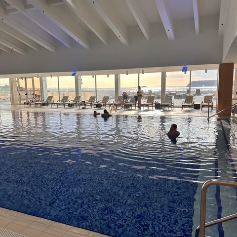 Ankommen im Valamar President Hotel mit Meerblick
