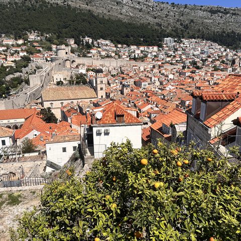 Dubrovnik von oben – Stadtmauern und Altstadtpanorama