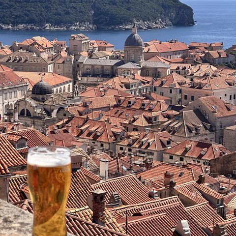 Dubrovnik von oben – Stadtmauern und Altstadtpanorama