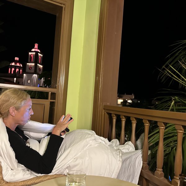 Abend zurück in Meloneras