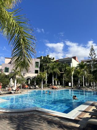 Morgen im Resort und Frühstück
