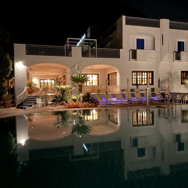 Erster Abend im Hotel Parco Smeraldo
