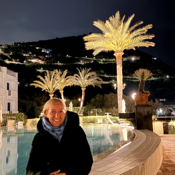 Erstes Abendessen auf Ischia