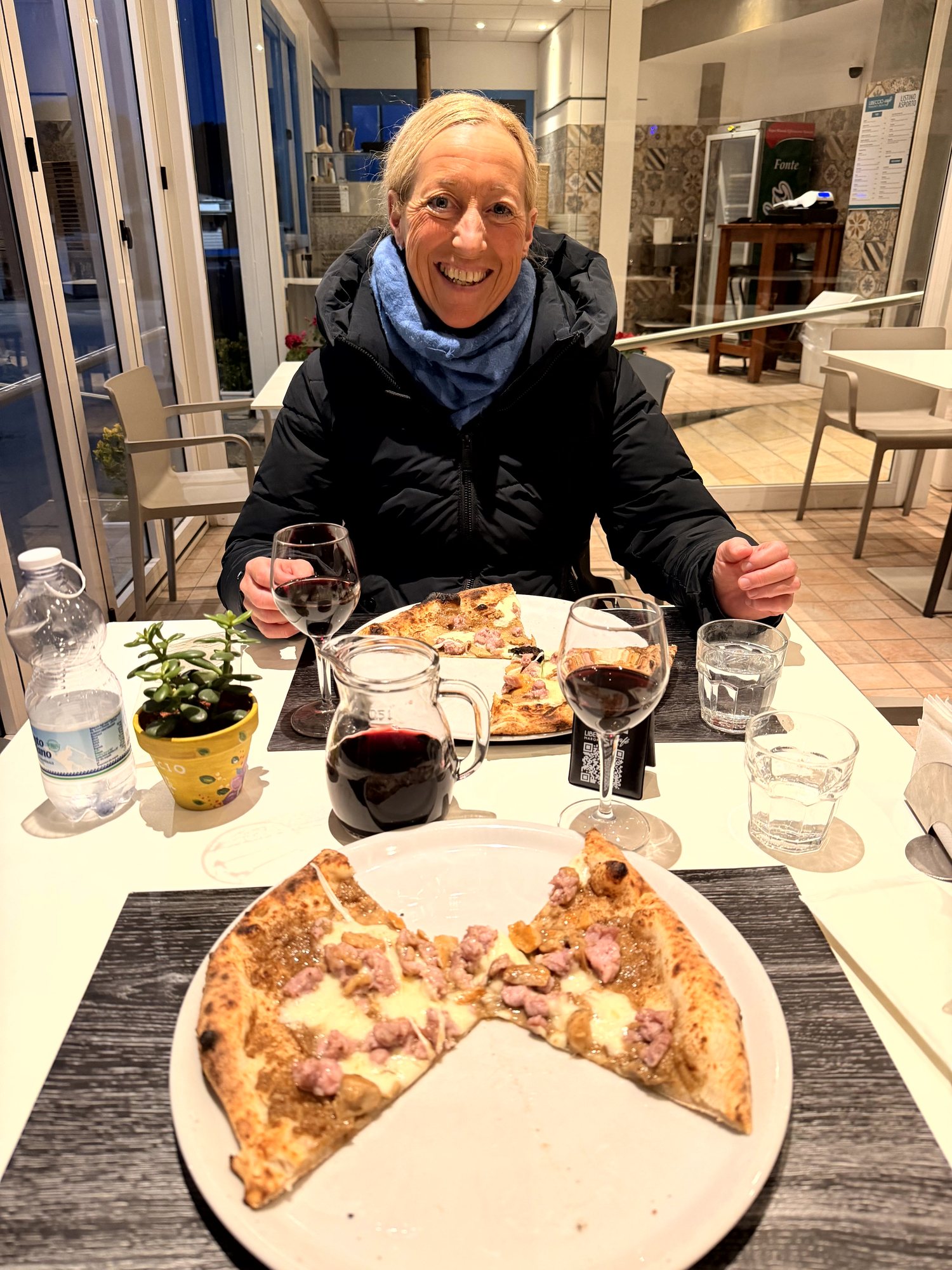 Erstes Abendessen auf Ischia