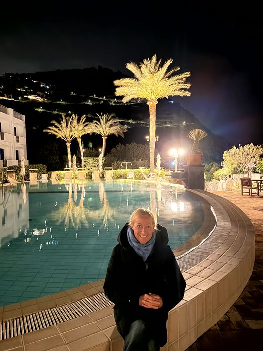 Erster Abend im Hotel Parco Smeraldo