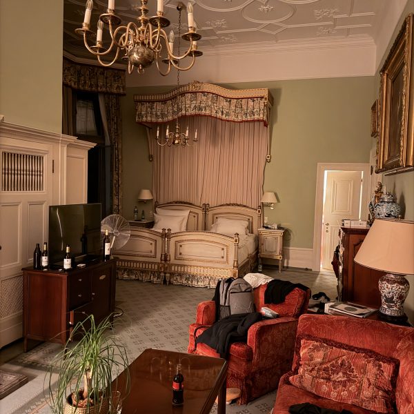Ein ruhiger Abend im Schloss
