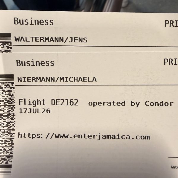 Ein unverhofftes Upgrade in die Condor Business Class
