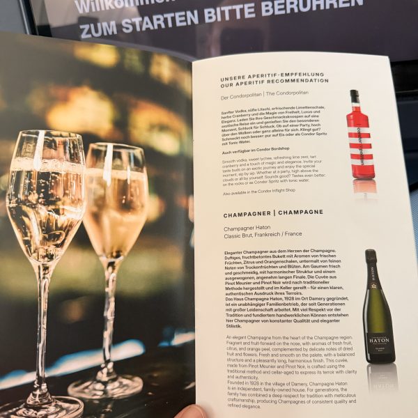 Ein unverhofftes Upgrade in die Condor Business Class