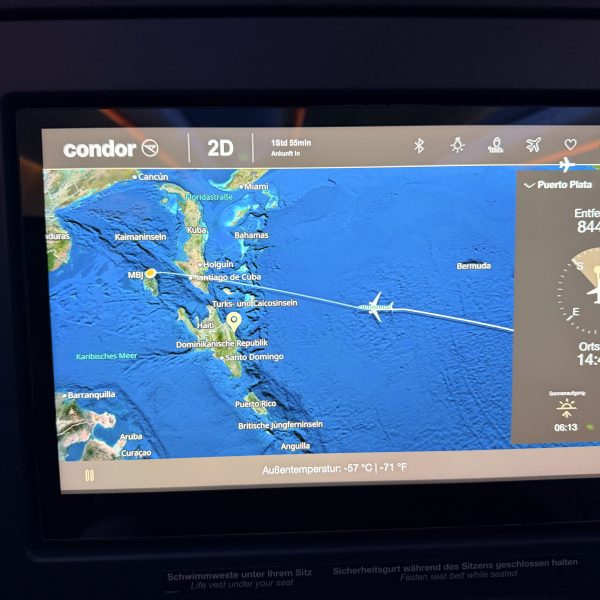 Ein unverhofftes Upgrade in die Condor Business Class