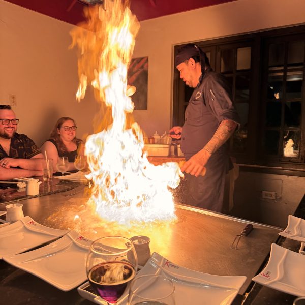 2. Tag Erster Urlaubstag – Tauchen, Regen und Teppanyaki