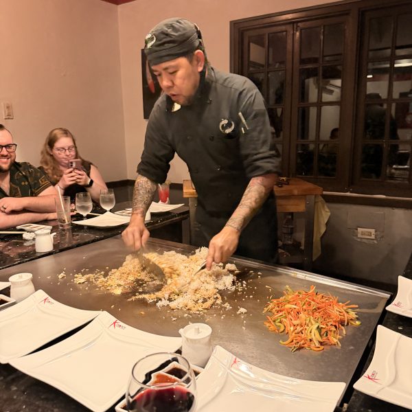 2. Tag Erster Urlaubstag – Tauchen, Regen und Teppanyaki
