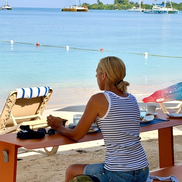 Letzter paradiesischer Morgen im Sandals