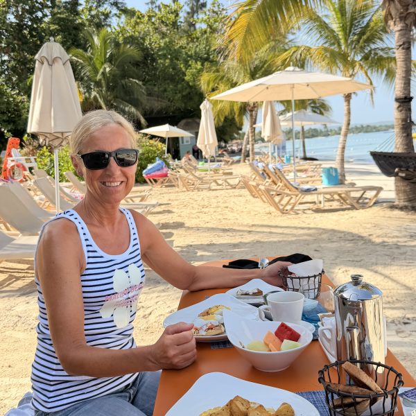 Letzter paradiesischer Morgen im Sandals