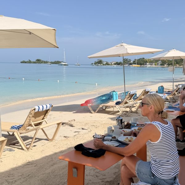 Letzter paradiesischer Morgen im Sandals