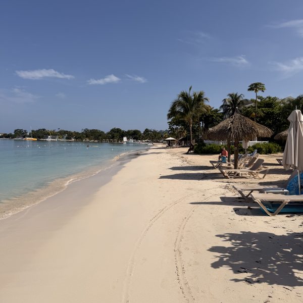 Letzter paradiesischer Morgen im Sandals
