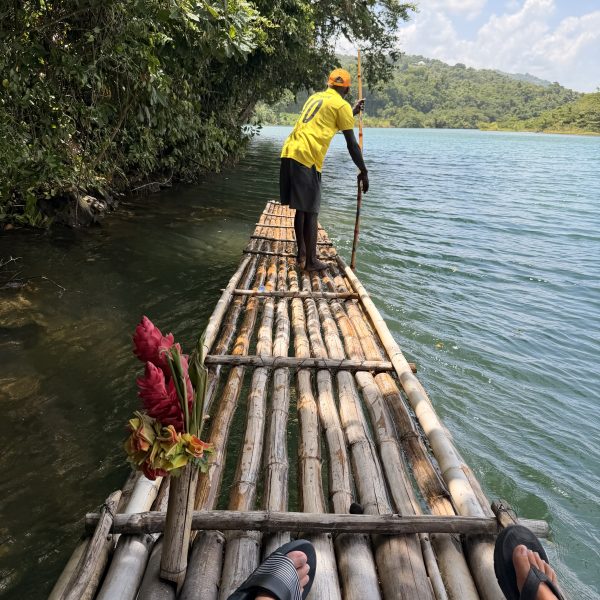 Bamboo Rafting auf dem Rio Grande