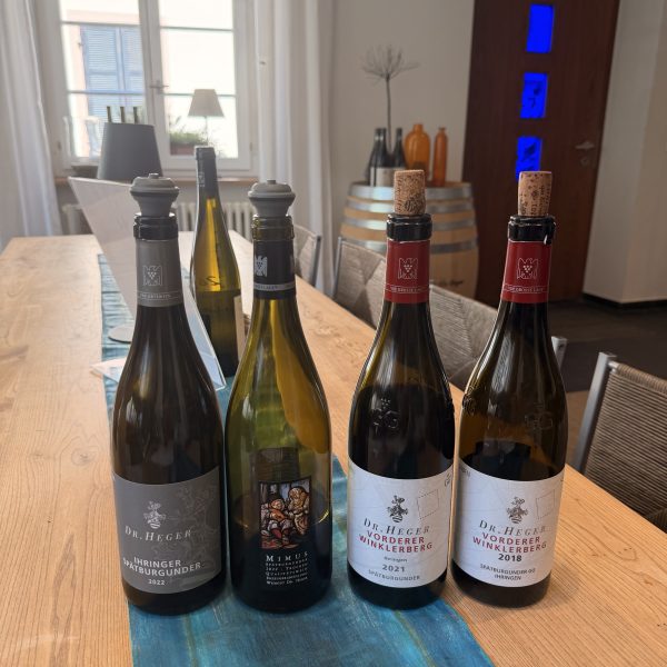 Wein, Heger und Mittagessen