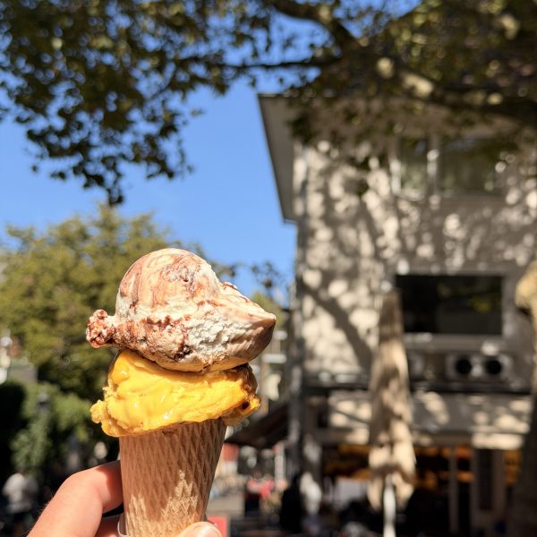 Frühstück und eine Stunde in Freiburg