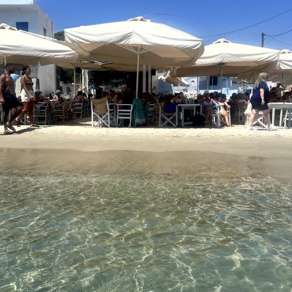 Pserimos: Strand, Hafen und Badepause