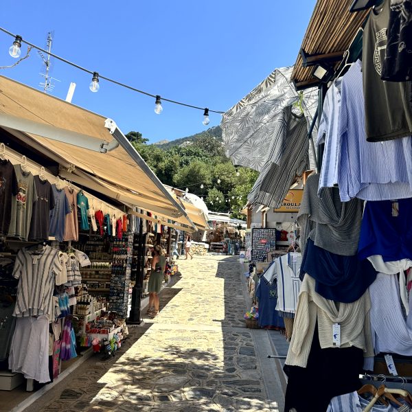 Bergdorf Zia und Aussicht über Kos