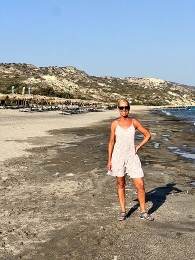 Erster Abend am Strand
