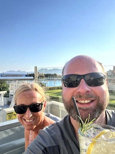 Erster Abend am Strand