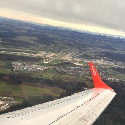 Anreise über Zürich – von Hannover in Richtung Ljubljanica
