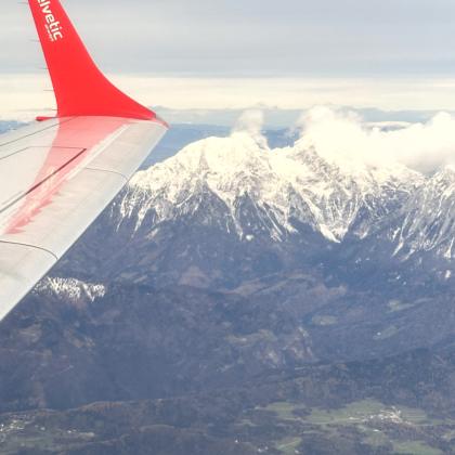 Anreise über Zürich – von Hannover in Richtung Ljubljanica