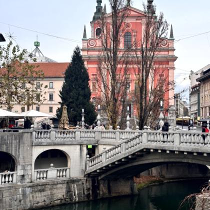 Altstadt, Adventslicht und Weinbar – Ljubljana wird Abend