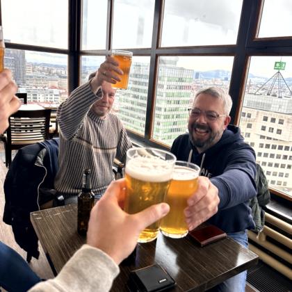 Nebotičnik – Bier über den Dächern von Ljubljana