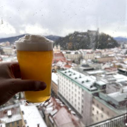Nebotičnik – Bier über den Dächern von Ljubljana