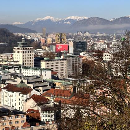 Ljubljana Castle – Stadt, Alpenblick und Geschichte über den Dächern