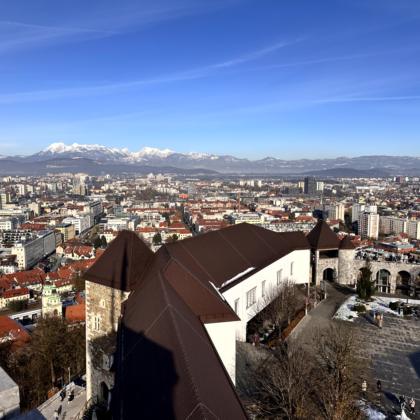 Ljubljana Castle – Stadt, Alpenblick und Geschichte über den Dächern