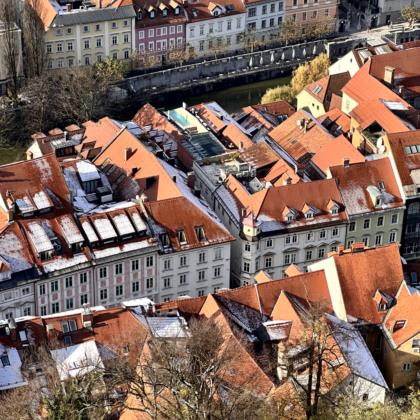 Ljubljana Castle – Stadt, Alpenblick und Geschichte über den Dächern