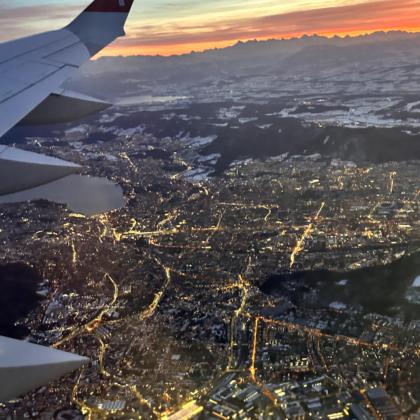 Rückflug über Zürich – Ljubljana im Gepäck, Hannover als Ziel