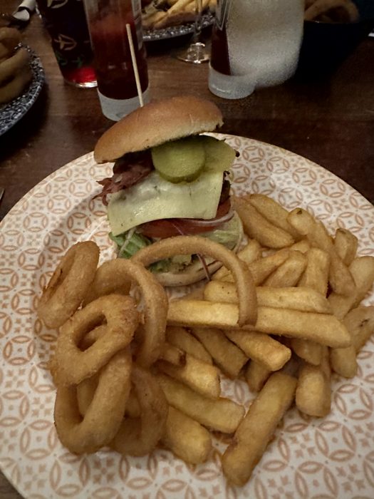Ankunft in London Bank & erstes Abendessen