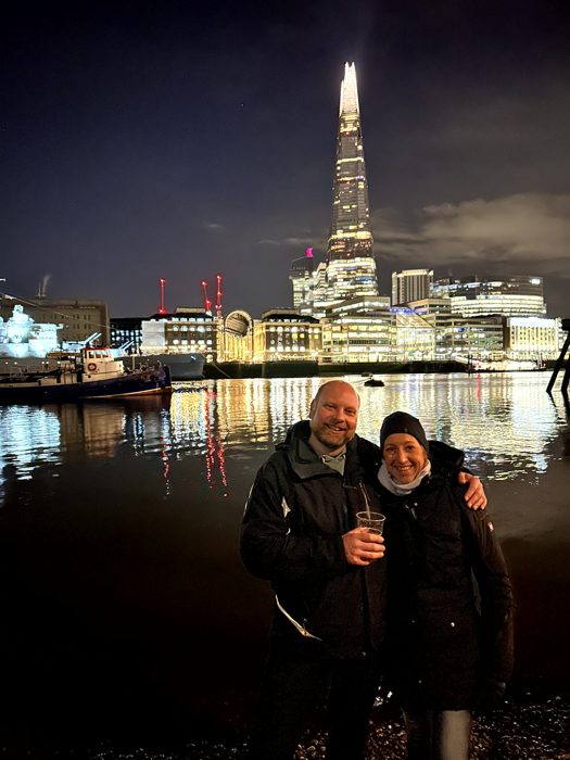 Tower Bridge & Themse bei Nacht