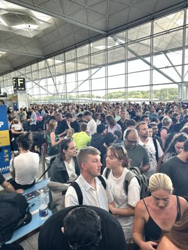 Rückreise über den Flughafen