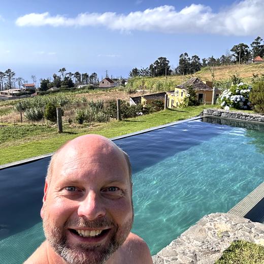 Ankommen in Ponta do Pargo – Casas da Levada, Garten und Pool