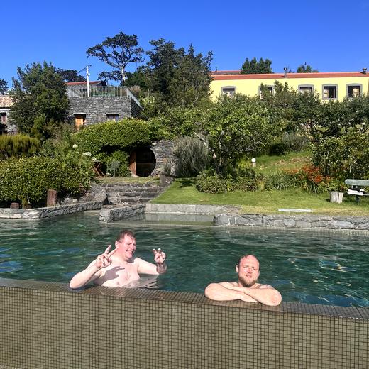 Ankommen in Ponta do Pargo – Casas da Levada, Garten und Pool