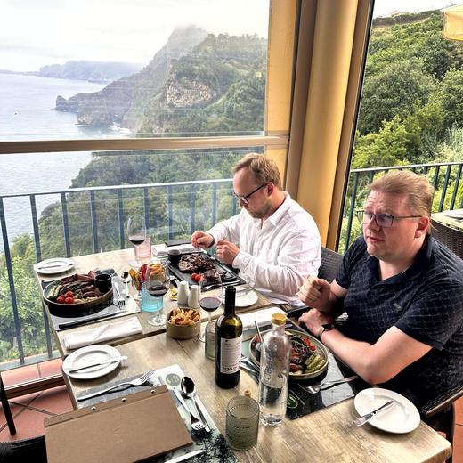 Zweiter Abend in der Quinta do Furão – Wein, Fleisch und Dessert