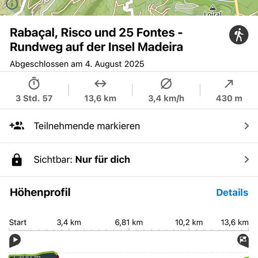 Rabaçal, Risco und 25 Fontes – Levada, Wasserfälle und Lorbeerwald